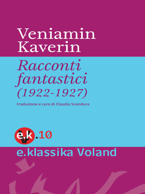 cover image of Racconti fantastici (1922-1927)